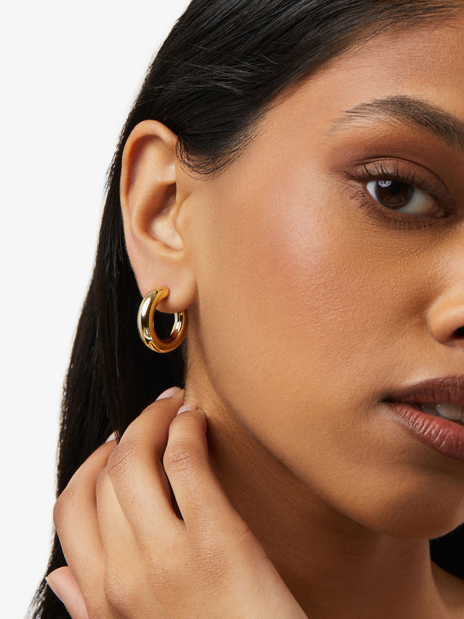 Tiny Endless Hoops- Small Gold Filled Hoop Earrings | Go Rings